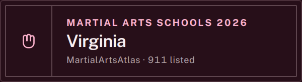 Martial Arts Schools in Virginia — MartialArtsAtlas